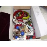 A quantity of Costume Jewellery including necklaces, bracelets,