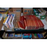 Two boxes of books incl Bound Volumes of the Classics