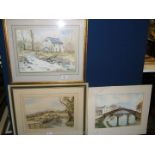 Two framed and mounted Watercolours by William E.