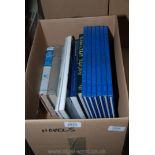 A box of books incl Novels and Composers,