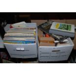 Two boxes of books incl James Herriot, etc.