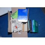 A box of books incl Accounting, Pricing,