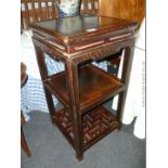 A small Oriental style two tier Side Table.