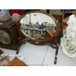 An Edwardian Mahogany Dressing table Swing Mirror.