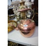 A Copper and Brass Kettle