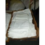 A quantity of white cotton Pillowcases.