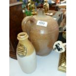 A Stoneware Jar and Bottle from Albert John Price,