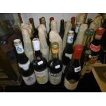 COLLECTION OF TWENTY-SEVEN BOTTLES OF WINE AND TWO CHAMPAGNE BOTTLES