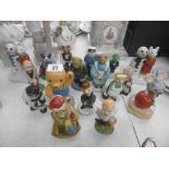 QTY OF COLLECTIBLES, WADE FIGURES ETC.