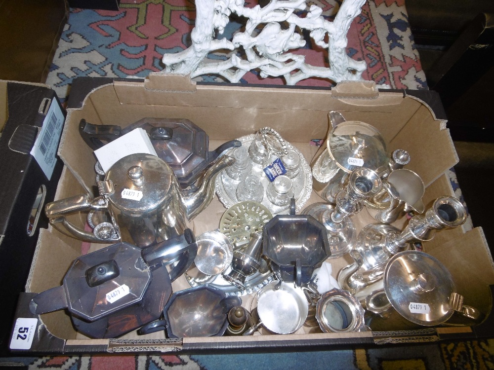 QTY OF SILVER PLATE