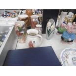 QTY OF VASES, PLATES,