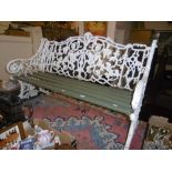 CAST IRON GARDEN BENCH