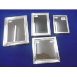 FOUR HM SILVER PHOTO FRAMES