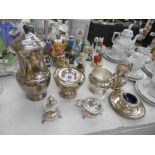 QTY OF SILVER PLATE