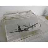 QTY OF OLD WW2 AIRCRAFT POSTCARDS