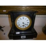 VICTORIAN SLATE CLOCK