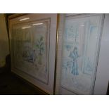 PAIR OF MARILYN GLYNN PRINTS