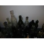 COLLECTION OF VARIOUS EARLY BOTTLES