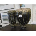 TWIN AFRICAN DRUMS