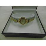 LADIES GOLD PLATED ORIS,