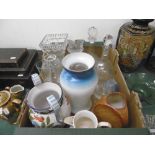 QTY OF GLASS WARE ETC.