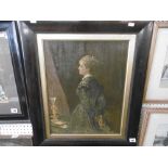 FRAMED PICTURE OF A LADY