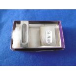 PAIR OF HM SILVER MATCH BOX CASES