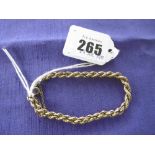 9ct HM GOLD ROPE BRACELET