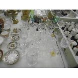 QTY OF WATERFORD CRYSTAL AND OTHER CRYSTAL