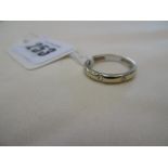 18ct WHITE GOLD THREE STONE RING