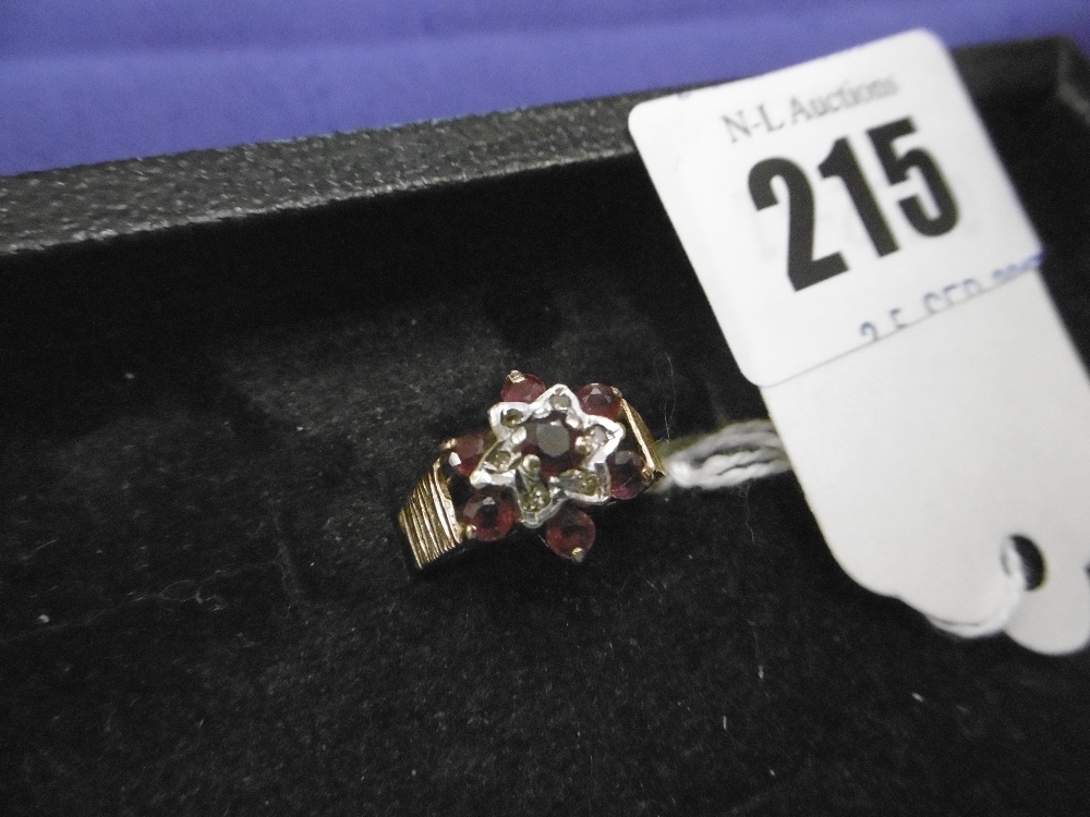 9ct GOLD, RUBY RING, - Image 2 of 2