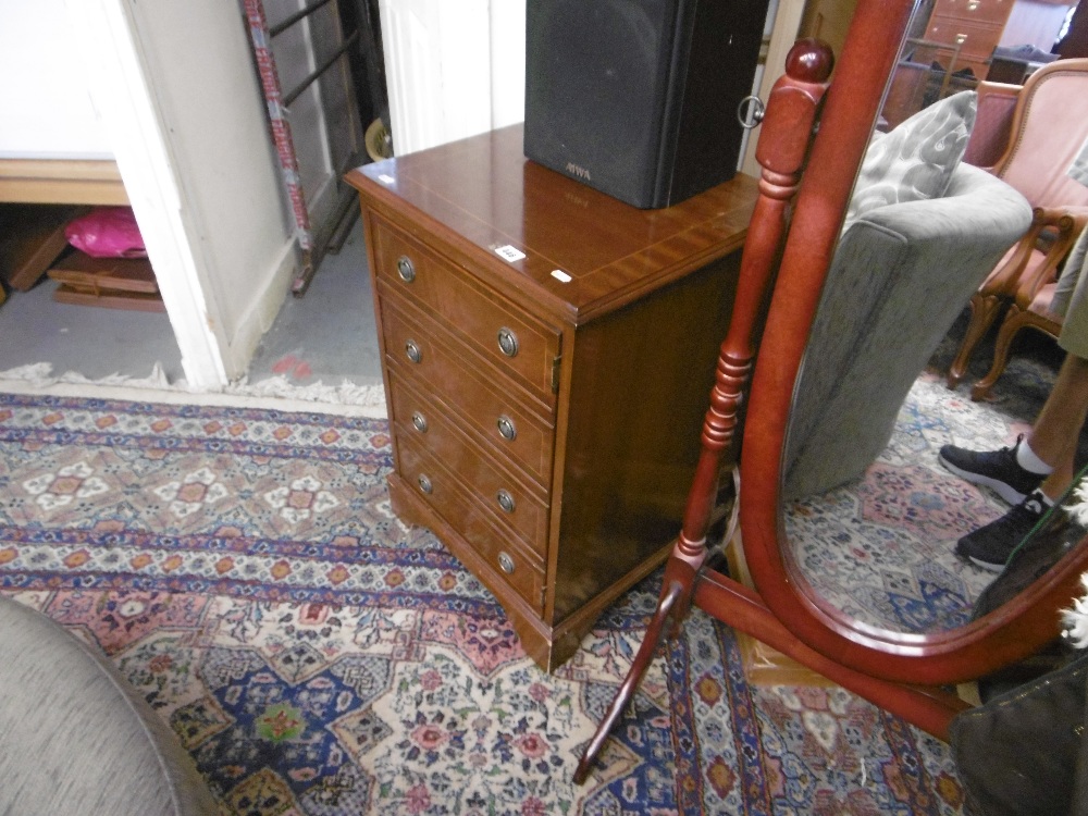 MAHOGANY DOUBLE MUSIC CENTRE; AIWA, - Image 3 of 8