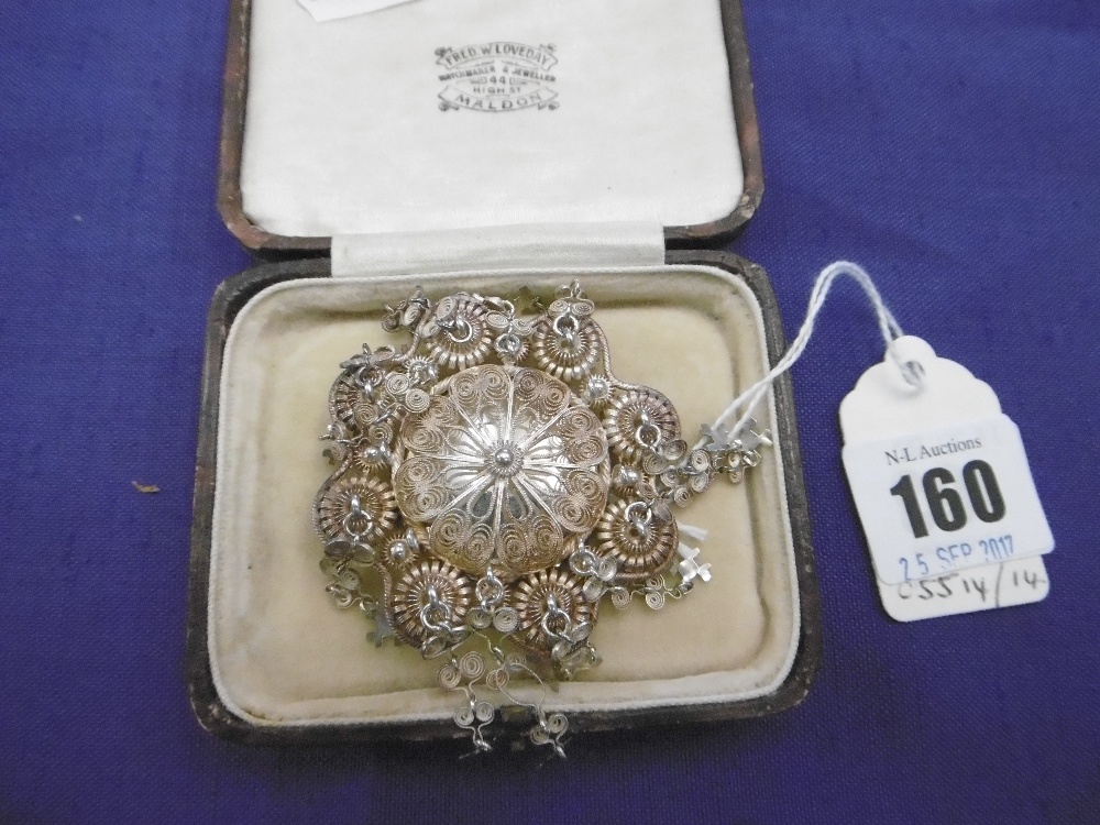 830 SILVER BROOCH, - Image 2 of 3