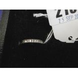 9ct WHITE GOLD,