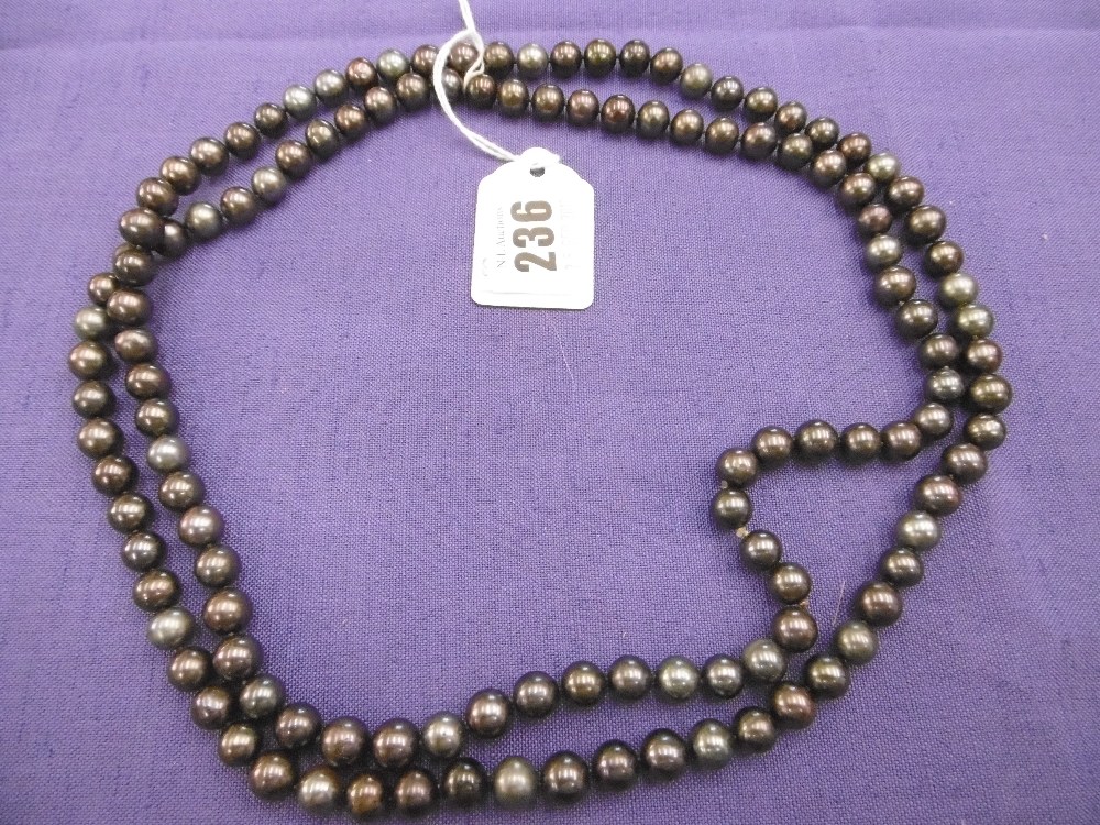 TAHITIAN BLACK PEARLS - Image 2 of 2