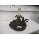 OLD METAL CANDLESTICK,