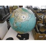 LARGE 'WORLD SCAN' GLOBE/ LAMP, MADE IN DENMARK,