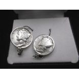 USA DIME EARRINGS