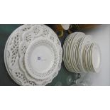 A COLLECTION OF CREAM WARE CHINA