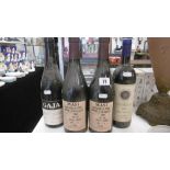 FOUR BOTTLES OF FINE QUALITY ITALIAN RED WINE, LIMITED NUMBER MASI 1988 X2 BOTTLES,