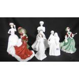 SIX ROYAL DOULTON FIGURES