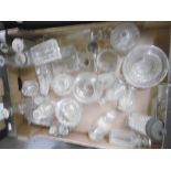 QTY OF CRUET BOTTLES AND MISC.