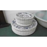 COLLECTION OF WEDGEWOOD BLUE AND WHITE PLATES