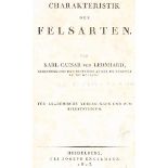 Geologie - - Leonhard, Karl Cäsar von. Charakteristik der Felsarten. Für akademische Vorlesungen und