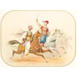 Pferde - - Das Caroussel, welches am 27. Oktober 1846 aus Veranlassung der Hohen Vermaehlung Karl