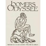 Behmer, Marcus - - Homers Odyssee. Deutsch von Johann Heinrich Voss. Mit Titelholzschnitt und 50