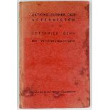 Benn, Gottfried. Der Vermessungsdirigent. Berlin, Die Aktion, 1919. 60 S., 2 Bl. 21,3 x 14 cm.