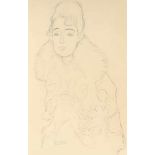 Klimt, Gustav - - 25 Zeichnungen ausgewählt und bearbeitet von Alice Strobl. Mit 25 Faksimile-Tafeln