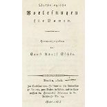 Eschke, Ernst Adolf. Mythologische Vorlesungen für Damen. Berlin, Taubstummen-Institut, 1806. XVI,