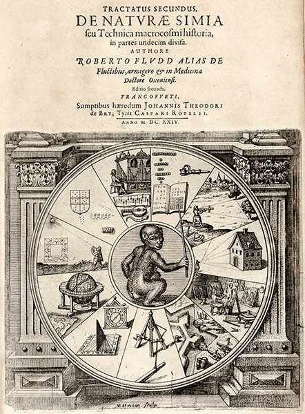 Technik - - Fludd, R. Tractatus secundus de natura simia seu technica macrocosmi historia in